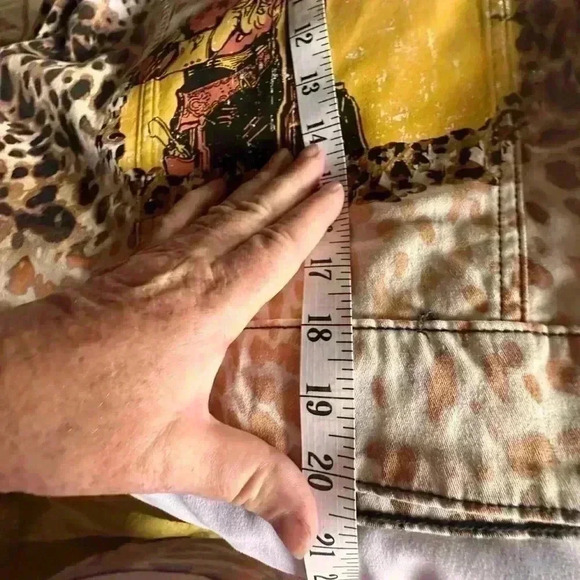 Lularoe Small cheetah custom bleach dyed Kenny jacket. NWOT.Custom western print - Picture 13 of 15